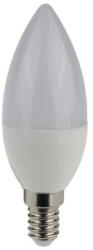 EUROLAMP LED izzó gyerta C37 7W E14 3000K 175-250V, meleg fehér, 630lm, Eurolamp, 613111 (613111)