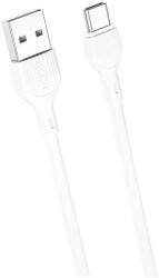 XO NB200 kábel USB-A / USB-C 2M 2.1A Fehér (6920680878086)