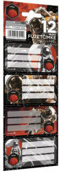 Lizzysuli Füzetcímke LIZZYSULI 12 címke/csomag Mars Mission (7730001006) - fotoland