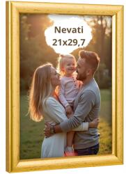 Ertom Képkeret 21x29, 7 A4 oklevél arany minősítéssel, üveg univerzális (Nevati 21x30 RAMKA Gold)