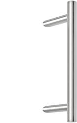 KWS ajtófogantyú 8179 C - L 500 mm lyuktáv. 400 mm ? 30 mm nemesacél matt (SCH-102284152)