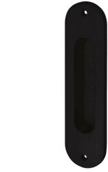 Marchesi tolóajtókagylófogantyú 38 x 152 mm sárgaréz fekete (SCH-102289153)