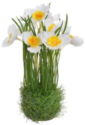 Decor verdeata+narcise artificiale pentru decoratiuni florale (8593)
