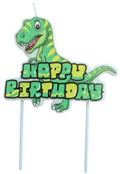 Balloons4party Lumanare tort dinozaur Happy Birthday
