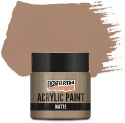 Pentart matt akrilfesték, 50 ml - sötét homok