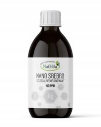 NatVita Nano Ezüst Nemionált Kolloid Nanorészecskék 100 ppm 250ml NatVita (04774 250ML)
