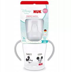 Nuk Perfect Match tanuló cumisüveg Disney Mickey szürke 150 ml (584461)