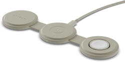 Satechi OntheGo 3-in-1 Wireless Charger - Sand (ST-QTG31W) - istyle