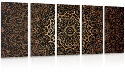 Dovido Tablou 5-piese Mandala vintage în stil indian - 150x75