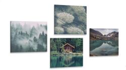 Dovido Set tablouri natura magică - 4x 40x40 - dovido - 250,93 RON