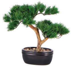 AdTrend Bonsai artificial verde in ghiveci 15 x 11 x 26 cm (112115B)