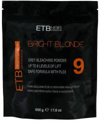 ETB Professional Bright Blonde Pudră decolorantă gri 9 tonuri 500 g (EH01053)