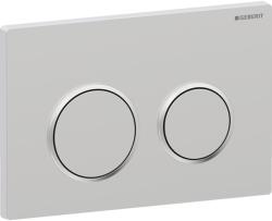 Geberit Clapeta actionare dubla rezervor wc, crom mat cu inel de design crom lucios, Geberit Omega20 (115.085.JQ.1)