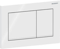 Geberit Clapeta actionare dubla rezervor wc alb lucios cu banda de design de culoare alb mat Geberit Omega20 (115.080.11.1)