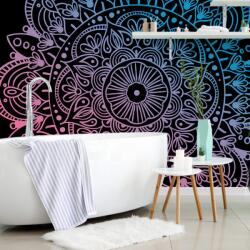 Dovido Öntapadó tapéta Mandala fekete háttéren - 196x270 - dovido - 35 820 Ft