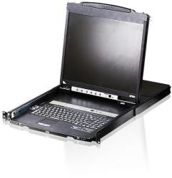 ATEN Switch KVM ATEN CL5816N-ATA-AG, 16 porturi, LCD 19 inch, 1U rackabil, 1920x1200 (CL5816N-ATA-AG)