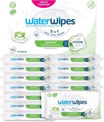 WaterWipes Hydrating clean műanyagmentes 12x60 db