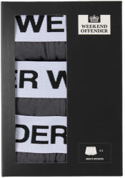 Weekend Offender Boxer Shorts Pack Of 3 - dark charcoal