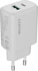CANYON charger OnCharge 200 20W 1xPD 1xQC EU White (CNE-CHA200-21)