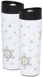 Ambition Art Deco Stars termoszbögre 340 ml nagy hópelyhek (5904134405210)