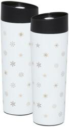 Ambition Art Deco Stars termoszbögre 340 ml kis hópelyhek (5904134405241)