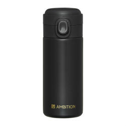 Ambition Alice Termosz Kulacs - Rozsdamentes Acél - 320 ml - Fekete (5904134405081)