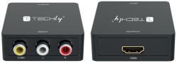 TECHLY IDATA SPDIF-6E3 Конвертор AV Composite видео и аудио 3x RCA към HDMI 1080p (IDATA SPDIF-6E3)