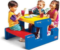Little Tikes Primary - Junior Piknik asztal - kék, piros (4795) (4795)
