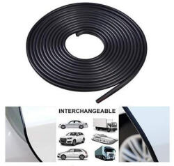 AUTOLIFE 15m hosszú 5mm széles fekete díszcsík KCS-A01BK (2801BK) - olaj
