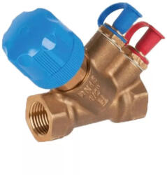 HONEYWELL strangszabályzó szelep mérőcsonkokkal, 1/2" BB (V5032Y0015B)