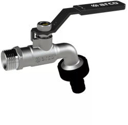 Arco Jardin gyorscsatlakozós kerti csap fekete karral, 3/4"-3/4"KK (PG403)
