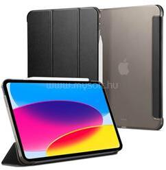 Spigen IPAD 11 (2025) / 10.9 (2022) SMART FOLD tok álló, bőr hatású aktív FLIP, asztali tartó, FEKETE (ACS05309) (ACS05309)