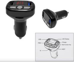  FM Transmitter és Dual USB töltő Bluetooth kihangosítással TRANS036 (TRANS036)