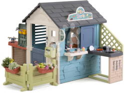 Smoby Căsuță Magazin cu cutie poștală Sweety Corner Playhouse Smoby cu alimente și dulciuri, cu filtru UV, de la 24 luni (SM810309-I) Casuta pentru copii