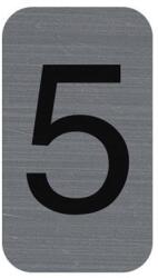 EXACOMPTA Információs tábla, öntapadó, 2, 5x4, 4 cm, alumíniumhatású, EXACOMPTA, 5-ös (EX67185E) - primatinta