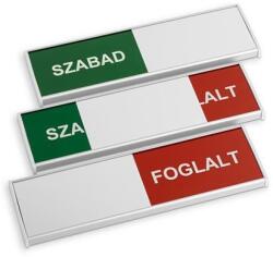 ANTRA Információs tábla, 200x62 mm, ANTRA "Szabad-Foglalt (IC28080321) - primatinta