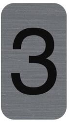 EXACOMPTA Információs tábla, öntapadó, 2, 5x4, 4 cm, alumíniumhatású, EXACOMPTA, 3-as (EX67183E) - primatinta