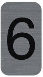 EXACOMPTA Információs tábla, öntapadó, 2, 5x4, 4 cm, alumíniumhatású, EXACOMPTA, 6-os (EX67186E) - primatinta