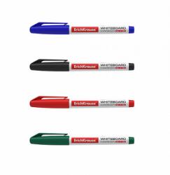 ErichKrause Set 4 markere pentru whiteboard, grosime scriere 0.8-2.20 mm, rosu, verde, negru, albastru (EK56919)