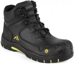Portwest Bocanci de protectie Apex S3S ESD HRO SR SC FO, negru/galben, marimea 45, Portwest FC18BKY45