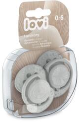 LOVI Lovi, Harmony, suzeta din silicon, dinamica, 0-6 luni, 2 buc