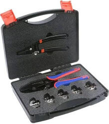 Eurocomp Trus sertizare electricieni Eurocomp 5 falci interschimbabile geant de scule 24x22x7cm 1kg (e6287) Cleste