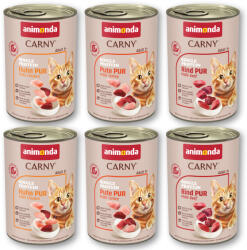 Animonda 12x400g Animonda Carny Single Protein Adult nedves macskatáp vegyesen