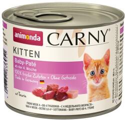 Animonda Carny Kitten Baby Paté - marhahús és csirke 6 x 200 g
