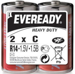 Energizer EVEREADY baby szén-cink elem 1, 5 V (2 db) (R14HD-SHP2)
