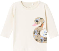 NAME IT fată tricou cu mânecă lungă crem (13DF30)