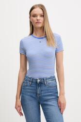 Tommy Jeans tricou basic feminin din bumbac cu elastan PPYH-TSD04G_55A (DW0DW17383)