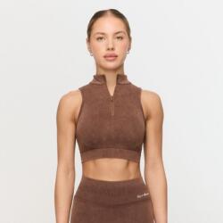 GymBeam Sutien sport Fierce Seamless Brown XL