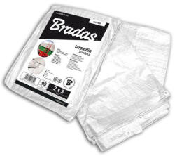Bradas Ponyva, fehér 2x3 m, 90gr/nm(K40)-(A névleges mérettől a valós méreteltérés akár 5% is lehet. ) (PLW9023)