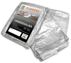 Bradas Ponyva, ezüst 10x12 m, 120gr/nm(K2)-(A névleges mérettől a valós méreteltérés akár 5% is lehet. ) (PL1201012)